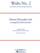 Waltz (from Jazz Suite No. 2) Full Score by Shostakovich Dmitri for