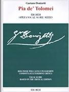Pia de' Tolomei by Donizetti Gaetano for Vocal Scor