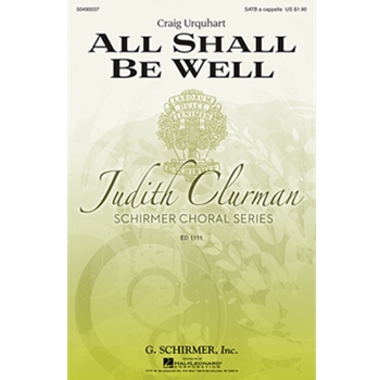 All Shall Be Well by Urquhart Crain for SATB