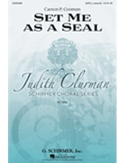 Set Me As A Seal by Cooman Carson for SATB a cappella
