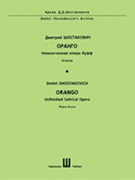 Orango Piano Score Softcover by for