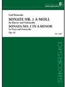 Sonata #1 In A Minor Opus 42 by Reinecke Carl for Cello and Piano
