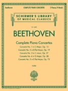 Concerti Complete by Beethoven Ludwig van - Kullak - for 2 Piano 4 Hands