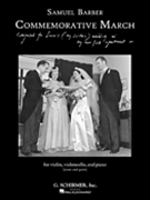 Commemorative March by Barber for String Trio