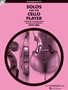 Solos For The Cello Player by Various - Deri Otto - for Accompaniment CD