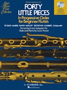 40 Little Pieces In Progressive Order by Various - Moyse Louis - for Flute w/ Audio