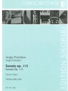 Sonata Op. 115 by Prokofiev Sergei - Norbert Hilger - for