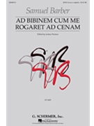 Ad Bibinem Cum Me Rogaret Ad Cenam by Barber Samuel for SATB