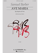 Ave Maria - Satb A Cappella by Josquin de Pres for SATB