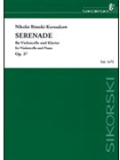 Serenade Opus 37 by Rimsky-Korsakov Nikolai for Cello and Piano