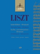 Memento Pages Miniatures by Liszt Franz - Kaczmarczyk - for Piano