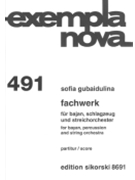 Fachwerk by Gubaidulina Sofia for Study Score