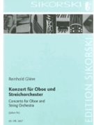 Concerto for Oboe and String Orchestra by Gliere Reinhold - Julian Yu - for Study Score