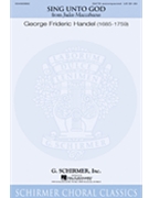 Sing Unto God by Handel George Frideric - Alwes Chester L - for SATB