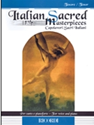 Italian Sacred Masterpieces by Various for Tenor Voc (Cantolopera - Tenor)
