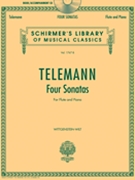 4 Sonatas by Telemann Georg Philipp - Wittgenstein Milton - for Flute and Piano