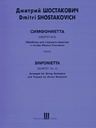 Sinfonietta (quartet No. 8 Arranged For Str Orch And Timpani) Score And Parts by for