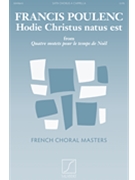 Hodie Christus Natus Est by Poulenc Francis for SATB