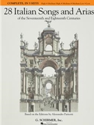 28 Italian Songs & Arias of the 17th & 18th Centuries by Various - Walters Richard - Complete for Vocal Collection