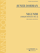 Nigunim (Violin Sonata No. 3) by Dorman Avner for Violin Solo