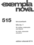 Trio No 1 by Auerbach Lera for vn/Cello and Piano