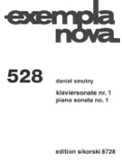 Piano Sonata No. 1 by Smutny Daniel for