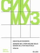 Sonata No. 2 Op. 95 by Weinberg Mieczyslaw for Violin Solo