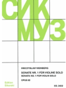 Sonata No. 1 Op. 82 by Weinberg Mieczyslaw for Violin and Piano