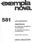 Repentance by Gubaidulina Sofia for Study Score
