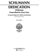 Dedication (Widmung) by Schumann - Liszt/Scharfenberg - for Piano