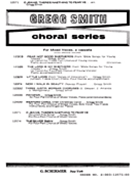 O Jeanie Theres Naething To Fear Ye A Cappella by Smith Gregg for SATB