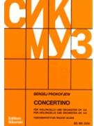 Concertino for Cello and Orchestra Op. 132 by Prokofiev for Study Score