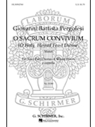 O Sacrum Convivium (O Holy Blessed Feast Divine) by Pergolesi Giovanni Battista for SATB a cappella