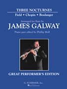 Three Nocturnes by Various - Galway James - for Flute