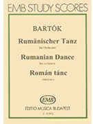 Rumanian Dance for Orchestra by Bartok Bela for Study Score