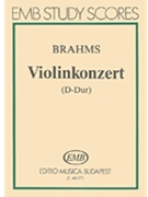 Concerto for Violin and Orchestra Op. 77 by Brahms Johannes - Darvas Gabor - for Study Score