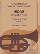 Concertino Parts by Hidas Frigyes for Concert Band