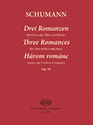Three Romances Opus 94 for Oboe (Flute) and Piano by Schumann Robert - Kovacs Lorant - for Flute Solo