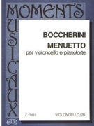 Minuet-vcl/pno by Boccherini Luigi - Pejtsik Fitzenhagen - for