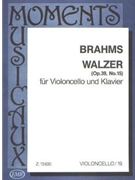 Walzer Op.39#15-vcl/pno by Brahms Johannes - Pejtsik Fitzenhagen - for