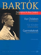 For Children. Selected Pieces. by Bartok Bela - Zathureczk Ede - for Score and Solo Part