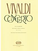 Concerto in A Minor for Violin String and Cembalo RV 356 by Vivaldi Antonio Lucio - Jancsovics Vigh - for