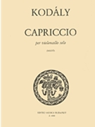 Capriccio by Kodaly Zoltan - Mezo Laszlo - for