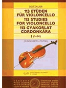 113 Studies - Volume 1 by Dotzauer Justus Johann Friedrich - Klingenberg Pejtsik - for