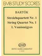 String Quartet No1 Op7 by Bartok Bela - Dille D - for Mini Score