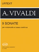 9 Sonatas for Violoncello and Basso Continuo RV 39-47 by Vivaldi Antonio Lucio - Pejtsik Arpad - for