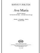 Ave Maria by Kodaly Zoltan for SSA