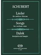 Schubert Songs-mvx/pno by Schubert Franz for