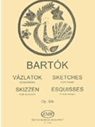 Esquisses Opus 9b by Bartok Bela for Piano