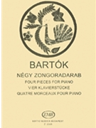 Four Pieces For Piano by Bartok Bela for Piano